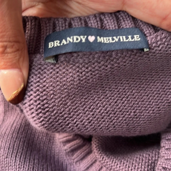 Brandy Melville purple v neck sweater vest small - Picture 3 of 4